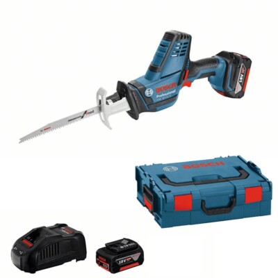 Bosch GSA 18V-LI C Alternative Saw Battery With 2 x 5.0Ah LI-ION L-BOXX