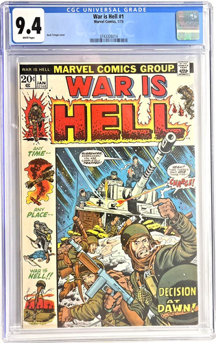 War Is Hell #1 CGC 9.4 WP