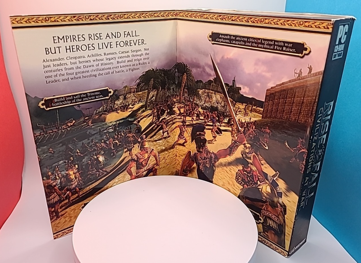 Rise & Fall: Civilizations at War (PC, 2006) With Slipcover