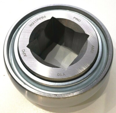 Premium W211PPB5 AG Disc Harrow Bearing 1-1/2'' Square Bore  w/Triple-Lip Seals