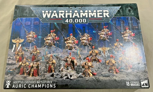 Warhammer 40k Adeptus Custodes Battleforce Auric Champions NIB Games Workshop