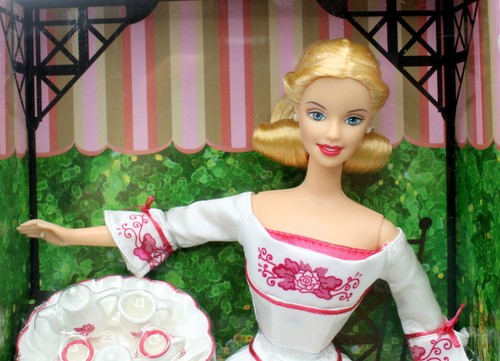 Viktorianische Tee Barbie B0787 Mattel spezielle unterstützende Kinder in der Kunst - Bild 2 von 7