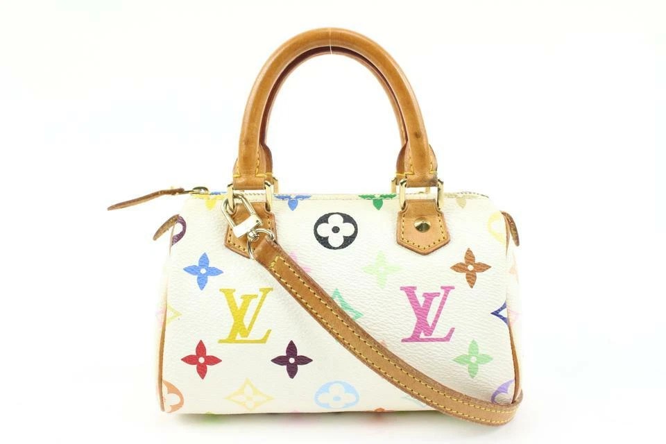 LOUIS VUITTON Mini Speedy HL Monogram Canvas with Leather Trim Satchel