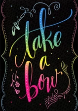 Take a Bow Designer Greetings Dance Recital Congratulations Card