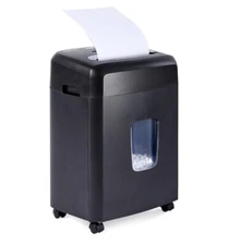 Amazon Basics Micro-Cut Paper Shredder – High-Security 12 Sheet Shredding for Ho