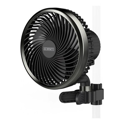 Infinity Cloudray S6 6 in Grow Tent Circulator Clip Fan - Black (ACCCS6)