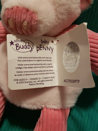 Scentsy Baby Penny The Pig Scentsy Buddy Pig Only No Scent Pack - Picture 3 of 8