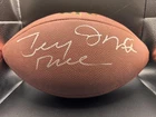 Joe Montana & Jerry Rice Autographed Wilson NFL Football 3/9 HOF 49ers B/F - COA