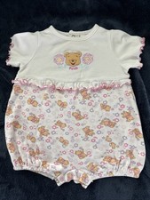 NWOT Embroidered Disney Winnie The Pooh Girls Romper Size 3-6 Months