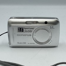 Olympus Stylus 800 Digital Camera Hyper Crystal Silver