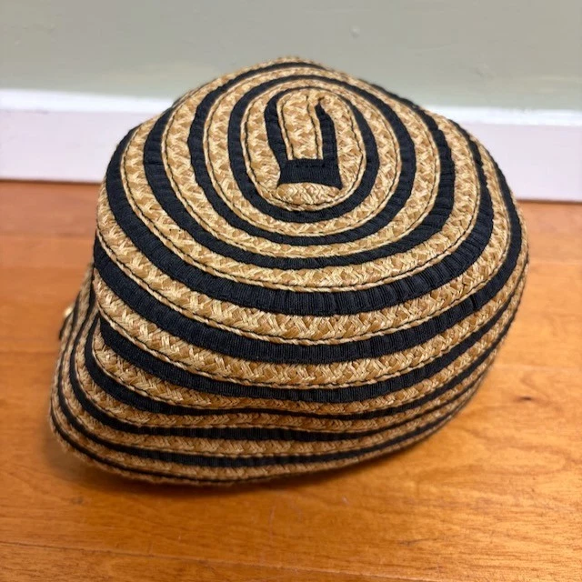 Eric Javits Squishee Womens Newsboy Cap Stripe UPF 50+ Packable Beach Bohemian - Image 4 of 4