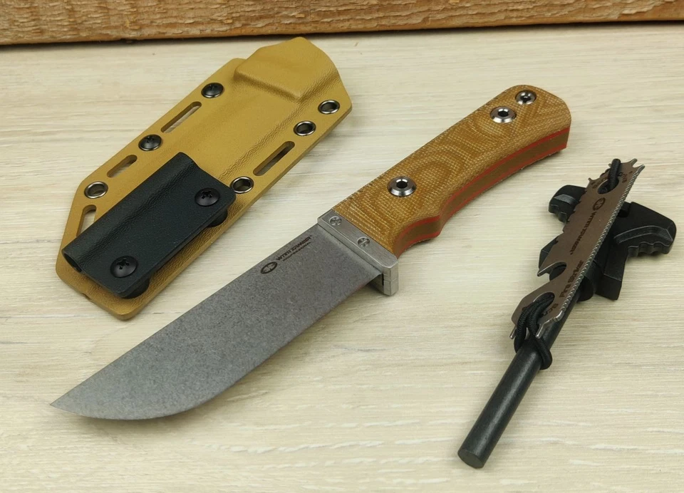 DAVGEAR WithArmour Professional Messer Cajo II-TN Outdoormesser Bushcraft VG-10 Stahl