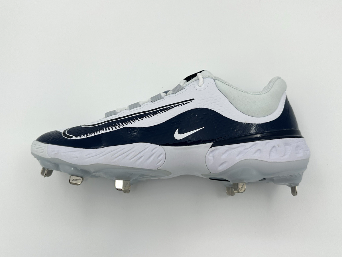 NEW Nike Alpha Huarache Elite 4 Low Baseball Cleats FD2745-110 Size 8.5 White #1 Nike Alpha Huarache Elite 4 Metal Baseball Cleats White Mens  main image 3