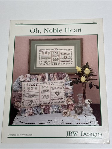 JBW Designs Oh Noble Heart Cross Stitch Pattern - Picture 1 of 5