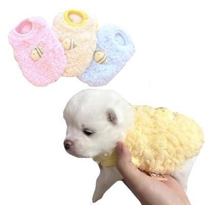3 Packs Teacup Dog Cat XXS Clothes for Chihuahua Yorkie,Winter Warm Fleece Pu...