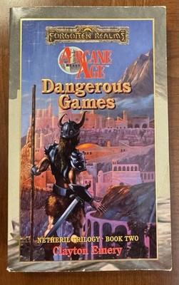 Forgotten Realms Arcane Age Dangerous Games Emery & Milán PB 1996 Inscribed