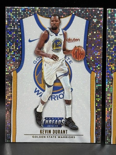 2018-19 Panini Threads Kevin Durant 2 Card LOT Jersey Association Dazzle SP NM - Bild 3 von 6