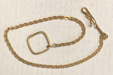 Gold Tone 17" Pocket Watch Fob Chain