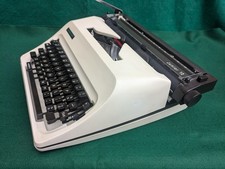 ADLER JUNIOR 12 PORTABLE TYPEWRITER - MADE IN JAPAN - SERVICED - NEW RIBBON