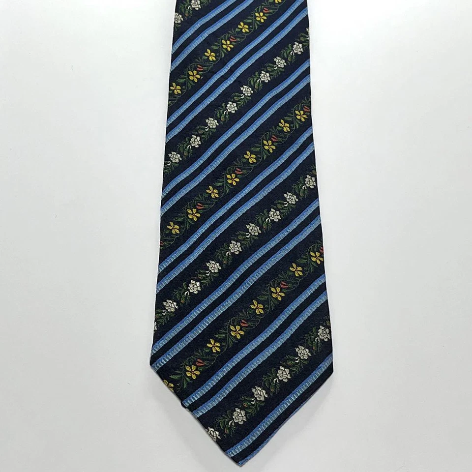 Corbata corbata KENZO Paris KNZ usada de lujo para hombre unisex TODA SEDA PRECIOSA #35 Foto 2 de 4