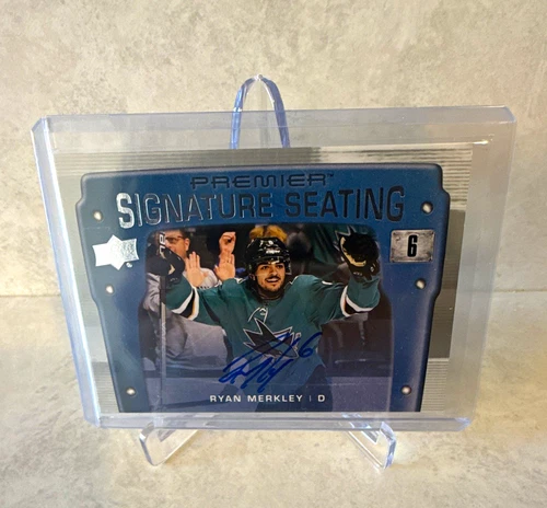 Upper Deck 2021-22 Premier Signature Seating Ryan Merkley Auto PSS-RM - product listing photo