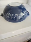 Vintage Pyrex 444 Cinderella Mixing Bowl Colonial Mist Blue Glass
