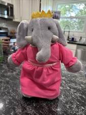 Vintage Babar Queen Celeste Plush 14