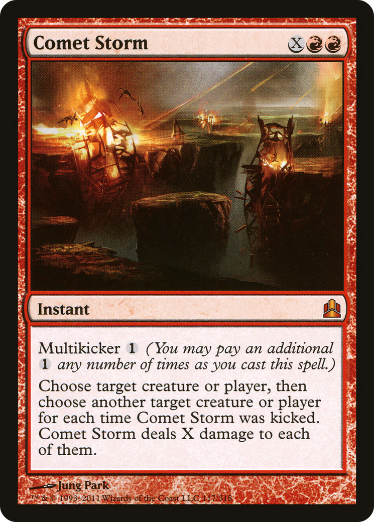 Comet Storm #117 (MP) Commander CMD Magic MTG