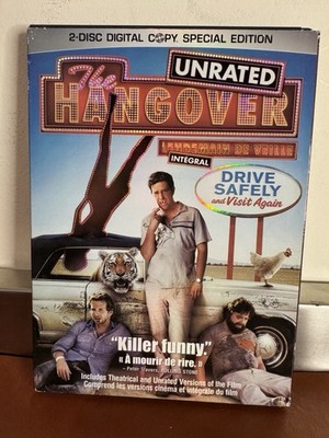 The Hangover Unrated (DVD, 2009, 2 Disc Special Edition) Cooper Helms Galifianak