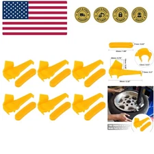 6 Sets Tire Changer Plastic Insert Tire Demount Head Tire Machine Guard Wheel...