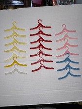 Lot 21 Vintage 1960s Barbie Hangers Assorted Colors
