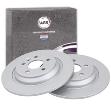 2x A.B.S. BREMSSCHEIBEN 302mm HINTEN passend für VOLVO S60 S80 V60 V70 XC70