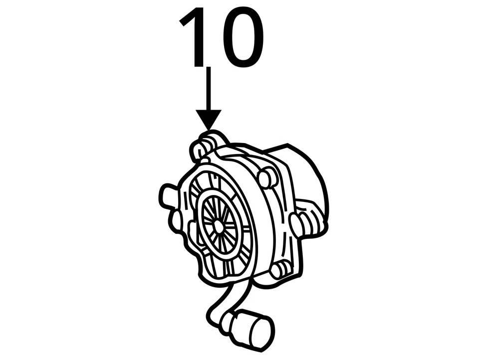 BOMBA DE INJEÇÃO DE AR SMOG Ford Taurus Mercury Sable 1996-2006 F7DE9C915AA 998301 - Imagem 4 de 4