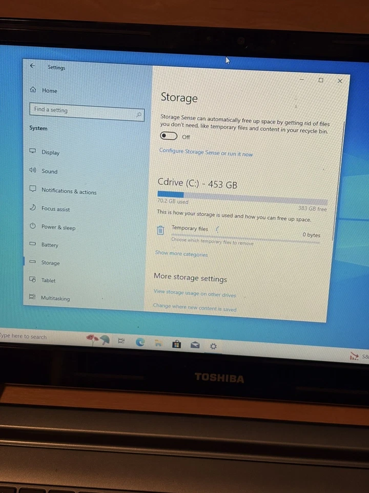 TOSHIBA SATELLITE U945-S4110 - nuevo Windows 10 - INTEL I3 3227U - 4GB RAM 453GB Foto 2 de 4