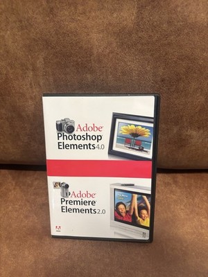 Adobe Photoshop Elements 4.0 & Adobe Premiere 2.0 Brand New Sealed