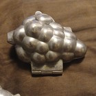 (2) Vintage Grape Mold Bunch Pewter Ice Cream Chocolate Wilton Chicago 1972 — photo 3