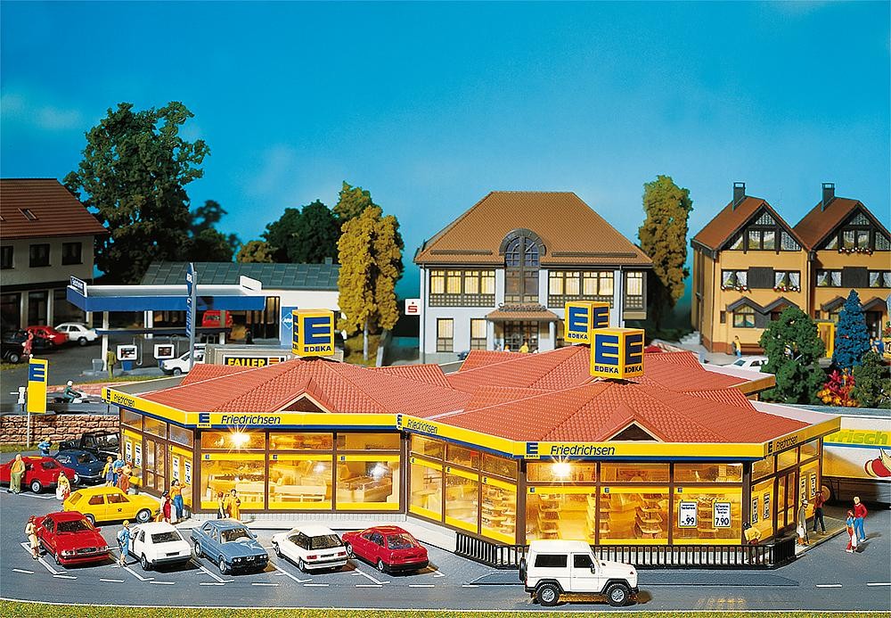 Faller 130342 - 1/87 / H0 Edeka Market Friedrichsen - New