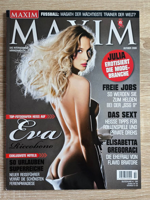 Maxim Oktober 2009 Eva Riccobono Elisabetta Gregoraci Julia Lescova Diane Kruger