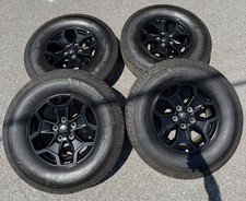 17 Jeep Wrangler Gladiator Oem Wheels Rims Tires 9237 Black 2026 2025 2024 2023