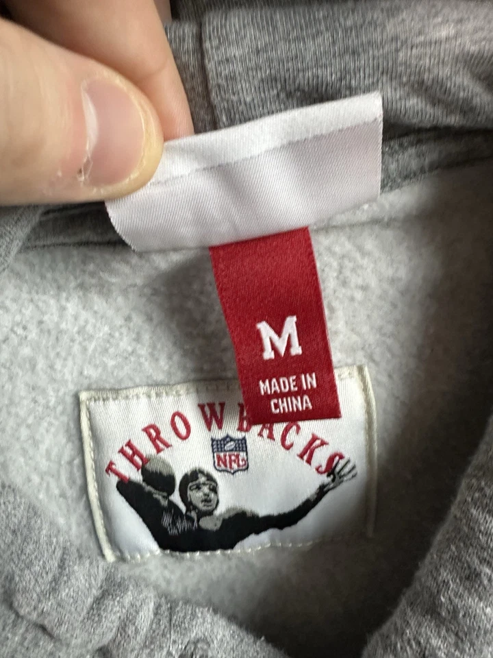 Толстовка мужская Philadelphia Eagles Mitchell & Ness средняя ретро логотип NFL - Изображение 3 из 4