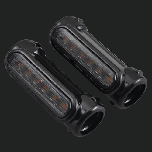 1.25'' Highway Guard Crash Bar White Driving Light Amber Turn Signal For Harley - Picture 7 of 12