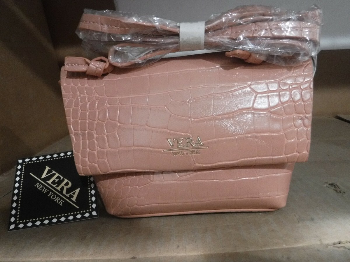 VERA NEW YORK HANDBAG GENNY CROSSBODY COLOR SALMON NEW. | eBay