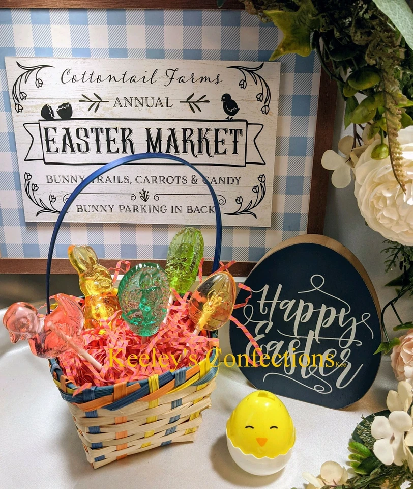 Easter Clear Toy Candy, Barley Lollipops - 20 Lollipops - Image 4 of 4