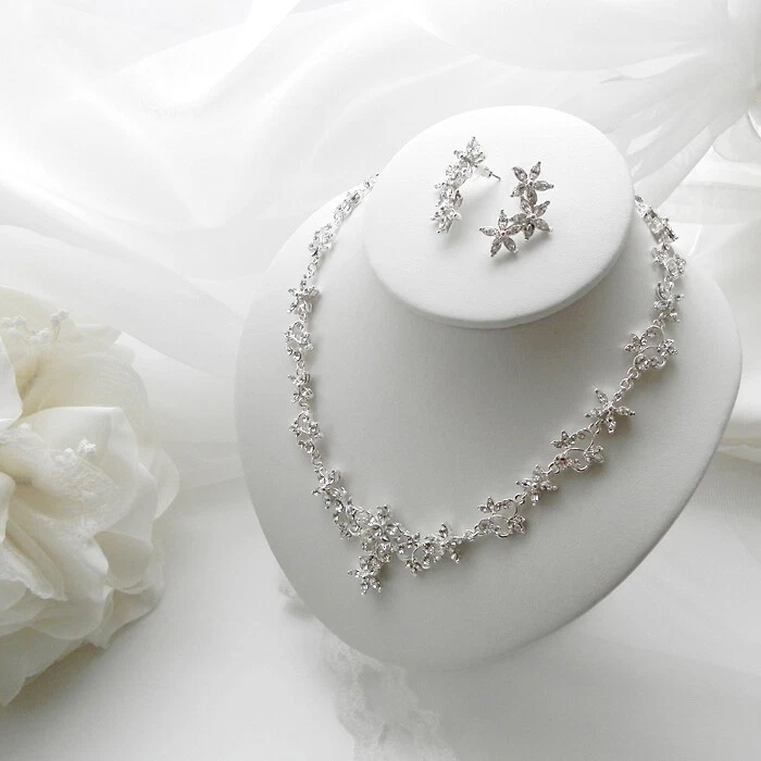 Swarovski bridal online necklace set