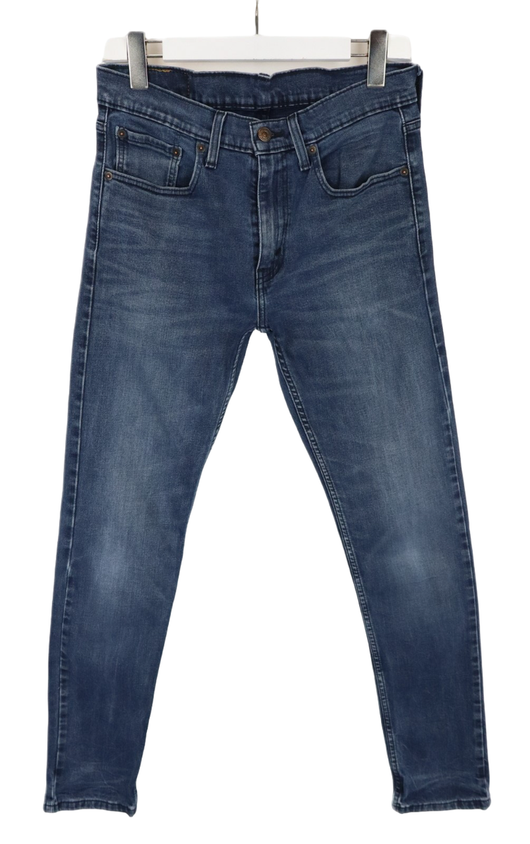 LEVI's 512 Jeans Men's W31 L31 Slim Tapered Zipped Faded