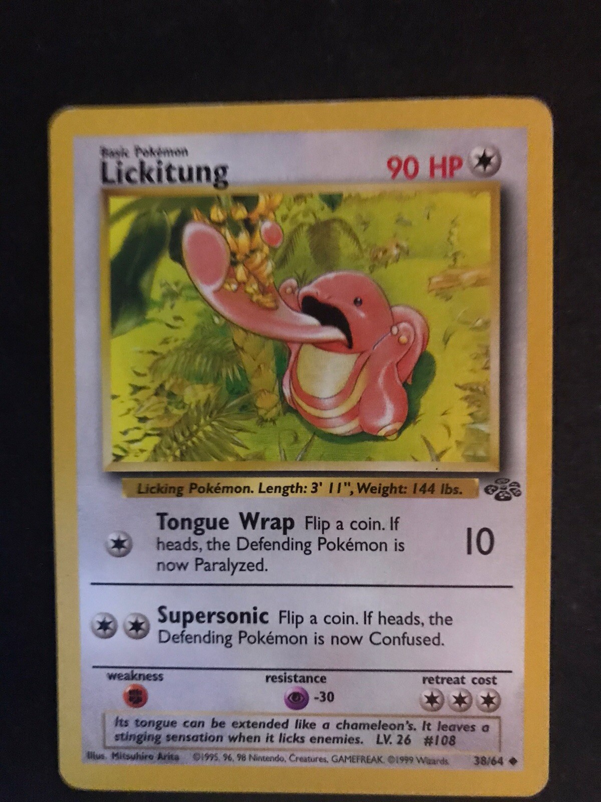 Lickitung - 38/64 Jungle Unlimited Uncommon Pokemon