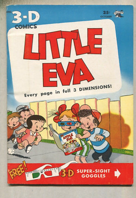Little Eva Vol.1 #1 FN No Glasses  3-D Comics  St John Publishing  SA