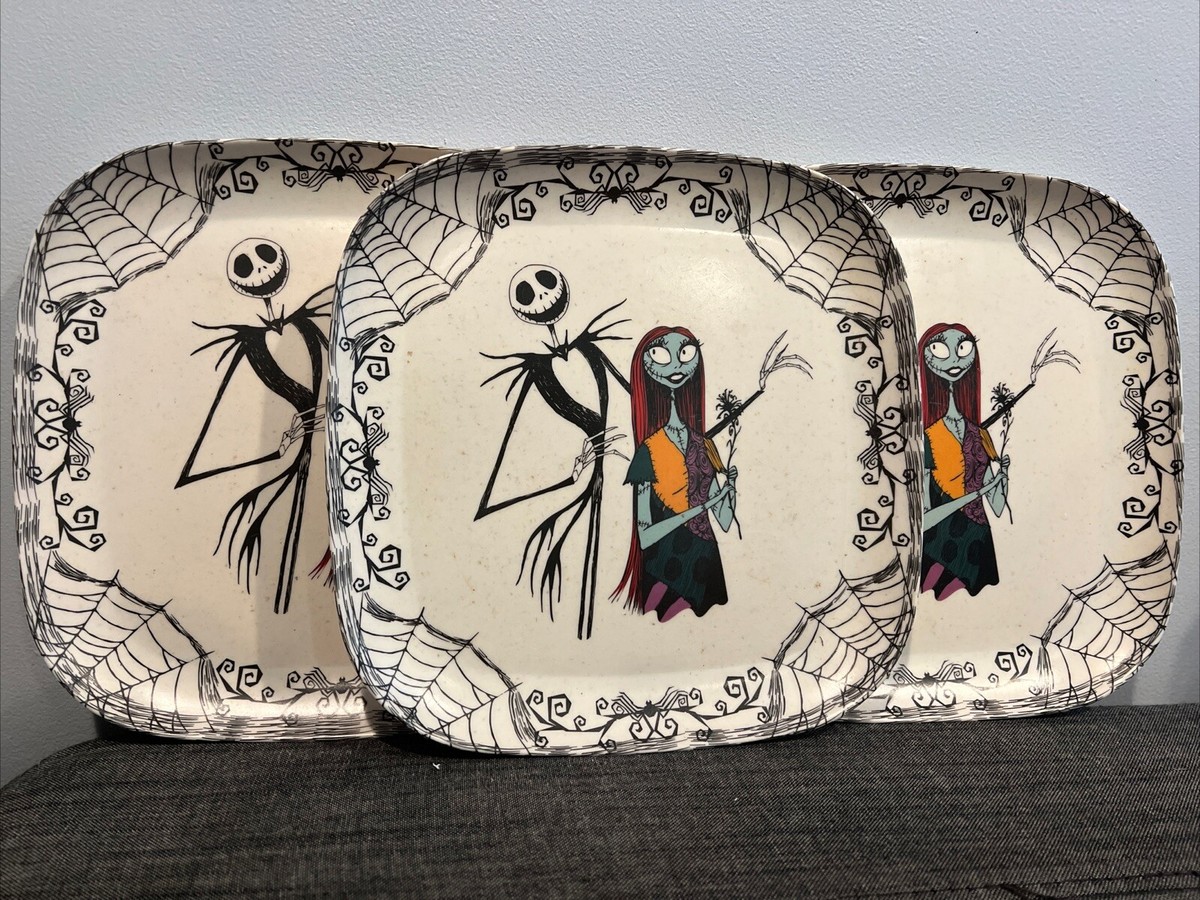 nightmare 2010記念プレート Lot of 3 Disney Nightmare Before Christmas 10