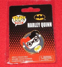 Funko Pop Figure Collectable Pin DC Batman Harley Quinn