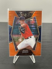 2022 Panini Select FOTL Shane Bieber Orange Pulsar Prizm 10/16 Guardians #147